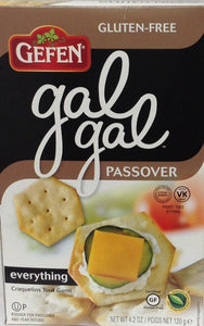 GEFEN: Gal Gal Passover Everything Crackers, 4.2 oz