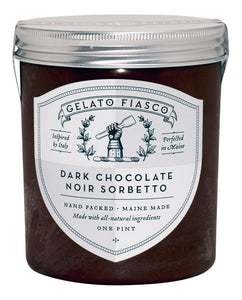GELATO FIASCO: Dark Chocolate Noir Sorbetto Gelato, 16 oz