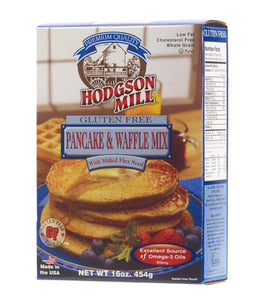 HODGSON MILL: Gluten Free Pancake & Waffle Mix with Flax Seed, 16 oz