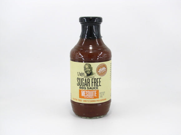 G HUGHES: Sugar Free Mesquite Bbq Sauce, 18 oz