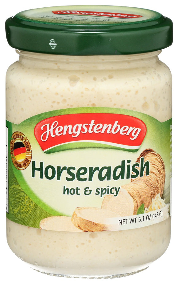 HENGSTENBERG: Horseradish Hot & Spicy, 5.25 oz