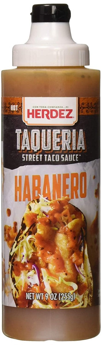 HERDEZ: Taqueria Street Sauce Habanero Hot, 9 oz