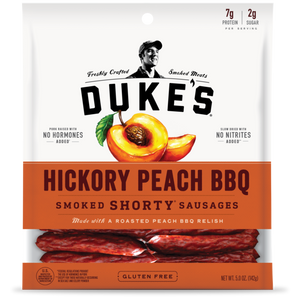 DUKES: Sausages Peach BBQ, 5 oz