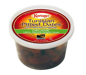 KARTAGO: Organic Deglet Noor Tunisian Pitted Dates, 10 oz