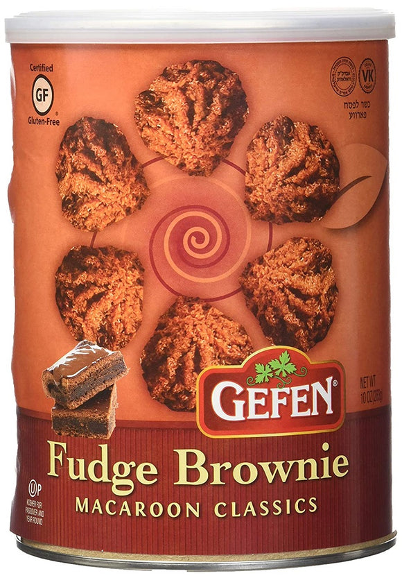 GEFEN: Fudge Brownie Macaroon Classics, 10 oz