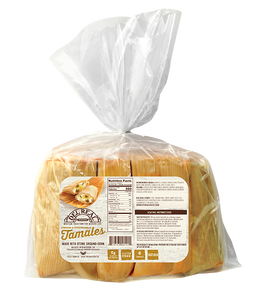 DEL REAL FOODS: Cheese and Green Chile Tamales, 24 oz