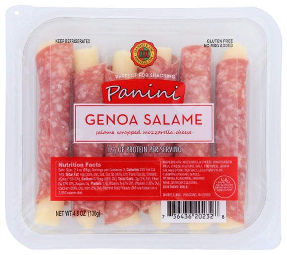 DANIELE CHARCUTERIE: Panini Genoa Salame, 4.80 oz