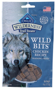 BLUE BUFFALO: Wilderness Trail Treats for Dog Chicken Recipe, 4 oz