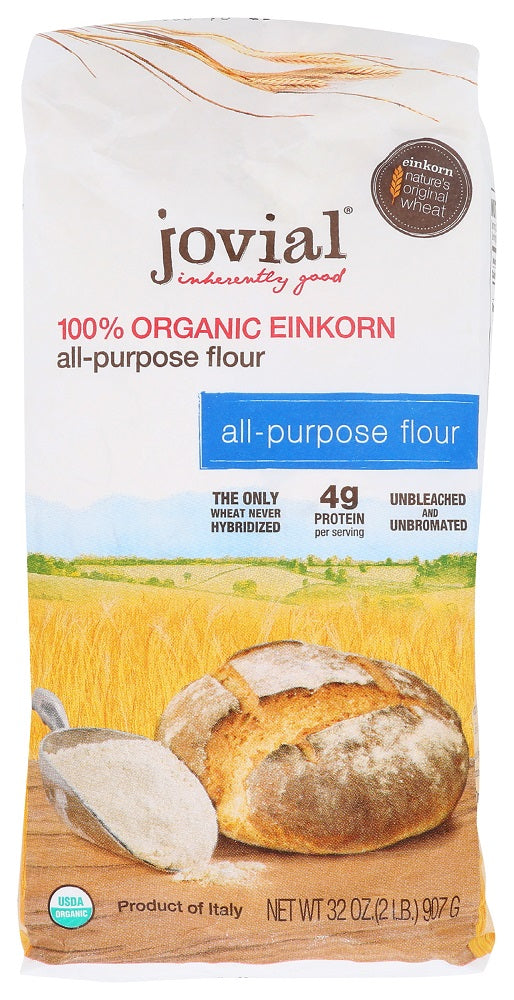JOVIAL: Organic Einkorn All-Purpose Flour, 32 oz