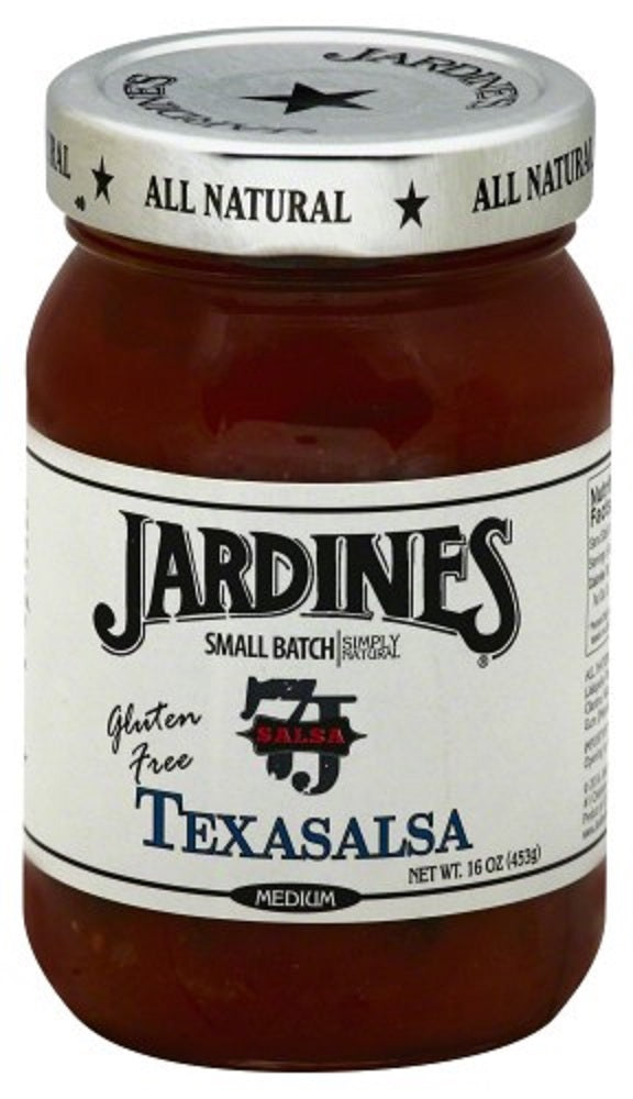 JARDINES: Texasalsa Medium Salsa, 16 oz