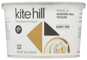 KITE HILL: Vanilla Almond Milk Yogurt, 16 oz