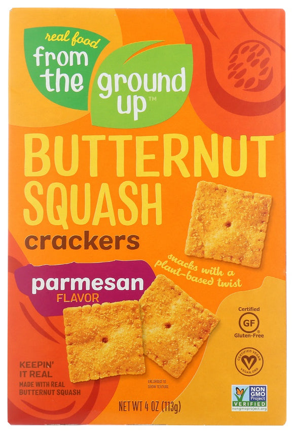 FROM THE GROUND UP: Butternut Squash Parmesan Crackers, 4 oz