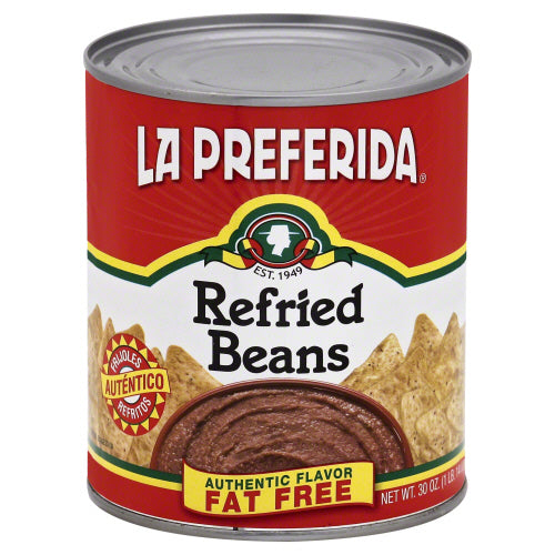 LA PREFERIDA: Bean Refried Ff Authentic, 30 oz