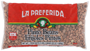 LA PREFERIDA: Bean Pinto Polybag, 2 lb