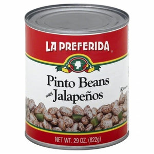 LA PREFERIDA: Bean Pinto Jalapeno, 29 oz