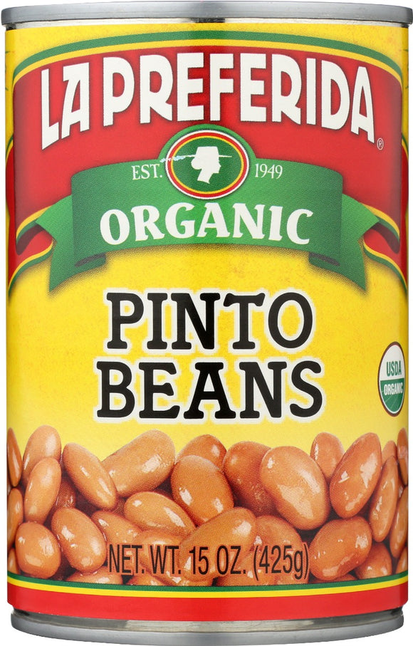 LA PREFERIDA: Bean Pinto Org, 15 oz