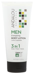 ANDALOU NATURALS: Lotion Bdy Men Energizing, 8.5 fo