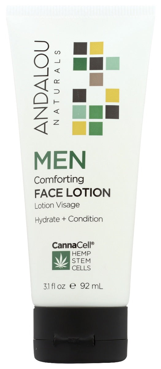 ANDALOU NATURALS: Lotion Face Men Comfortng, 3.1 fo