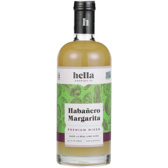 HELLA COCKTAIL: Mixer Margarita Habanero, 25.4 fo