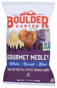 BOULDER CANYON: Chip Kettle Gourmt Medley, 5.25 oz