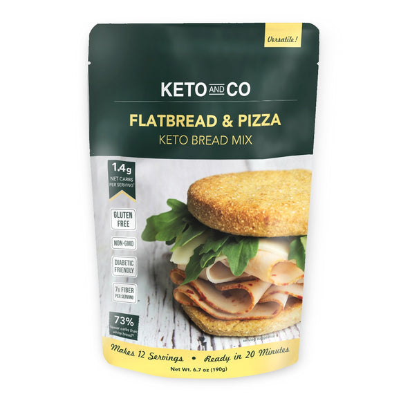 KETO & CO: Mix Flatbread & Pizza, 6.7 oz