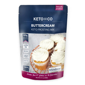 KETO & CO: Mix Frosting Buttercream, 8.1 oz