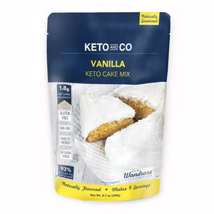 KETO & CO: Mix Cake Vanilla, 8.7 oz