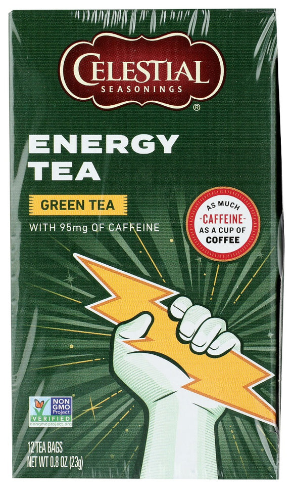 CELESTIAL SEASONINGS: Tea Energy Green Caffeine, 12 bg
