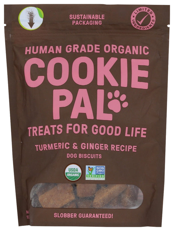 COOKIE PAL: Treat Dog Tumeric Ginger, 10 oz