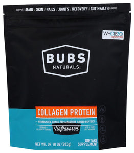 BUBS NATURALS: Collagen Protein Pwdr, 10 oz