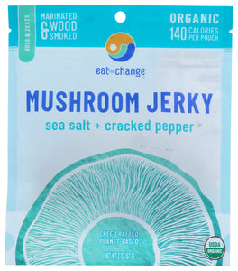EAT THE CHANGE: Jerky Mshrm Sslt Crk Ppr, 2 oz