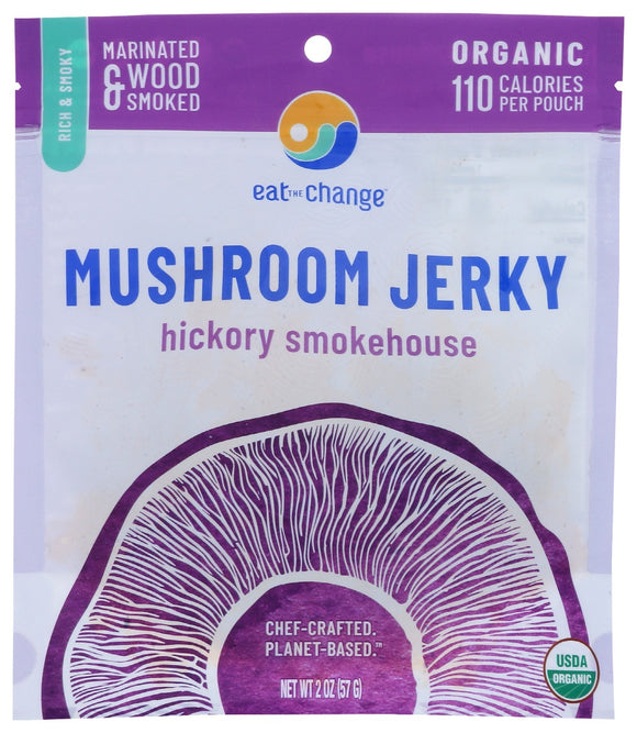 EAT THE CHANGE: Jerky Mshrm Hckory Smkhou, 2 oz