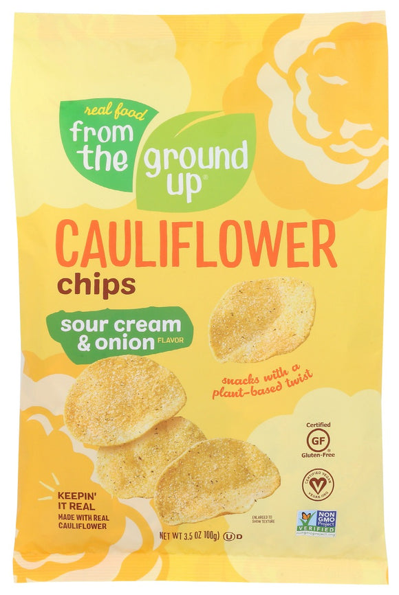 FROM THE GROUND UP: Cauliflower Chip Sour Crm, 3.5 oz