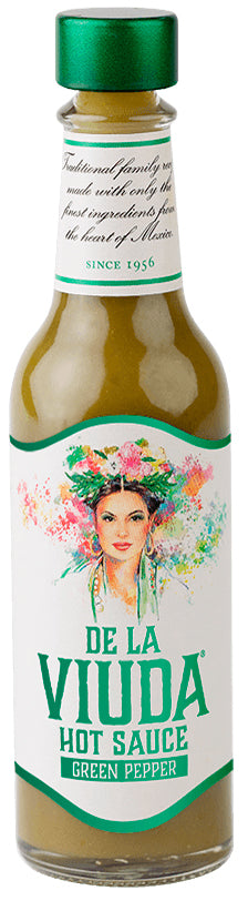 DE LA VIUDA: Sauce Hot Green Pepper, 5 oz