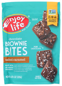 ENJOY LIFE: Bites Brownie Salted Crml, 4.76 oz