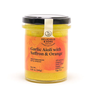 DELICIOUS AND SONS: Aioli Grlc Saffrn Ornge, 6.35 oz