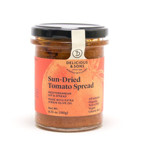 DELICIOUS & SONS: Spread Sun Dried Tomato, 6.35 oz