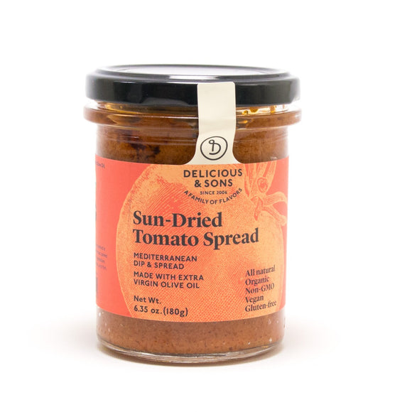 DELICIOUS & SONS: Spread Sun Dried Tomato, 6.35 oz