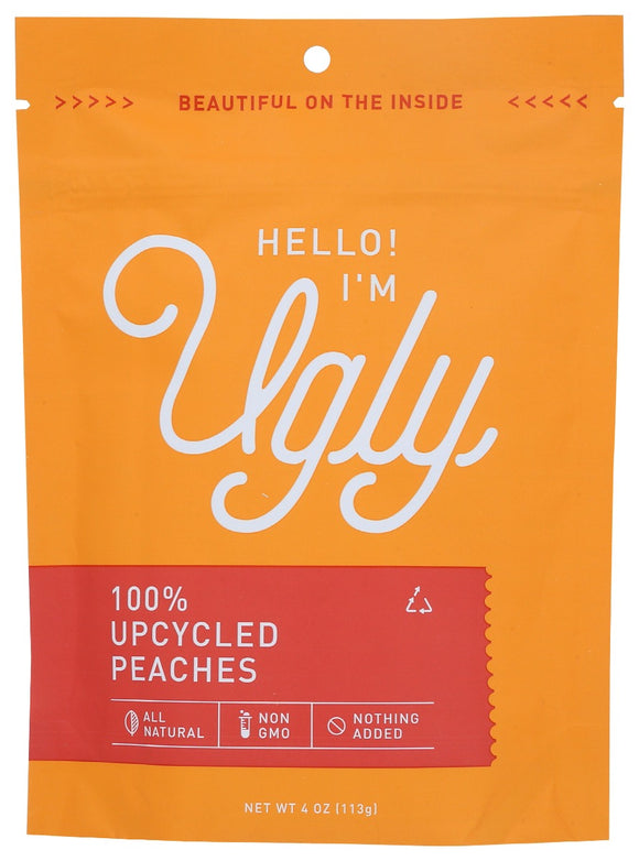 HELLO IM UGLY: Peaches Dried And Diced, 4 oz