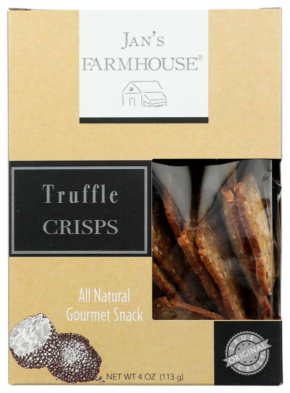 JANS FARMHOUSE: Crisps Truffle, 4 oz