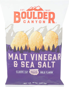 BOULDER CANYON: Chip Kettle Malt Vngr Ssl, 10 oz