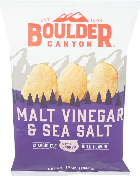 BOULDER CANYON: Chip Kettle Malt Vngr Ssl, 10 oz
