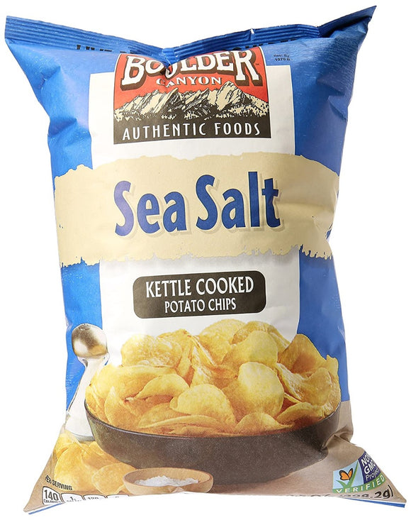 BOULDER CANYON: Chip Kettle Sea Salt, 10.5 oz