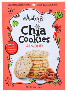 AUDREYS: Cookie Chia Almond, 4 oz