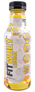 FITWHEY: Energy Protein Drink Lemon, 16 oz