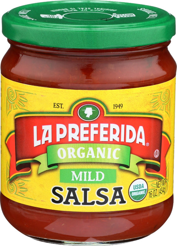 LA PREFERIDA: Organic Mild Salsa, 16 oz