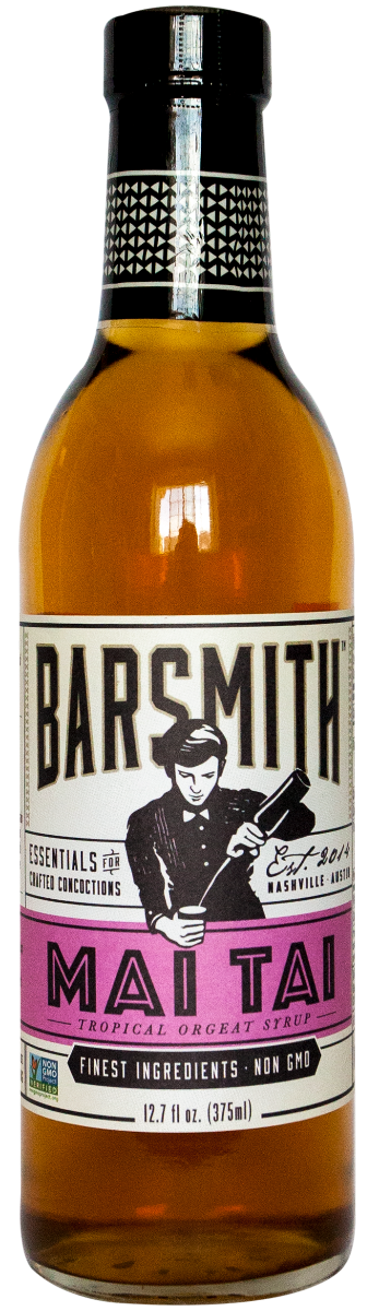 BARSMITH: Mai Tai Tropical Orgeat Syrup, 12.7 oz