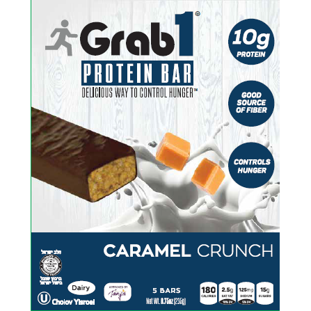GRAB 1: Caramel Crunch Bar 5ct, 47 gm