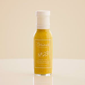 CORINES CUISINE: Sauce Hot Garlic Turmeric N023, 8 oz