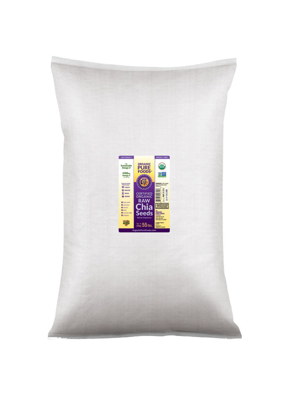 BULK SEEDS: Seed Chia Organic, 55 lb